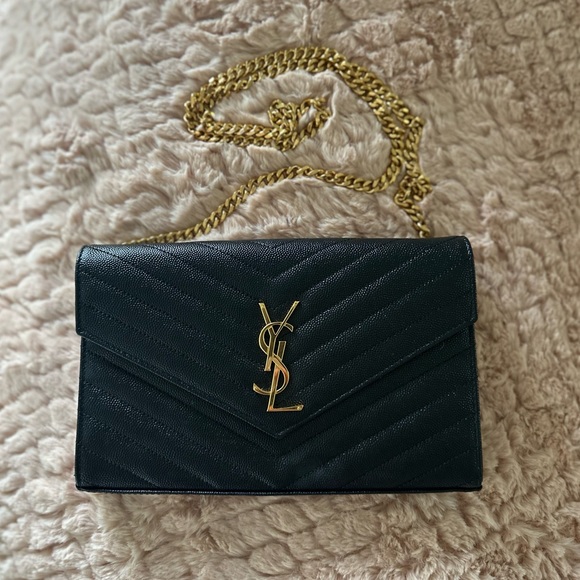 YSL classic black purse 100% AUTHENTIC - Picture 10 of 10